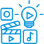 Visual Content Creation Icon
